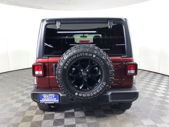 used 2021 Jeep Wrangler car, priced at $30,700