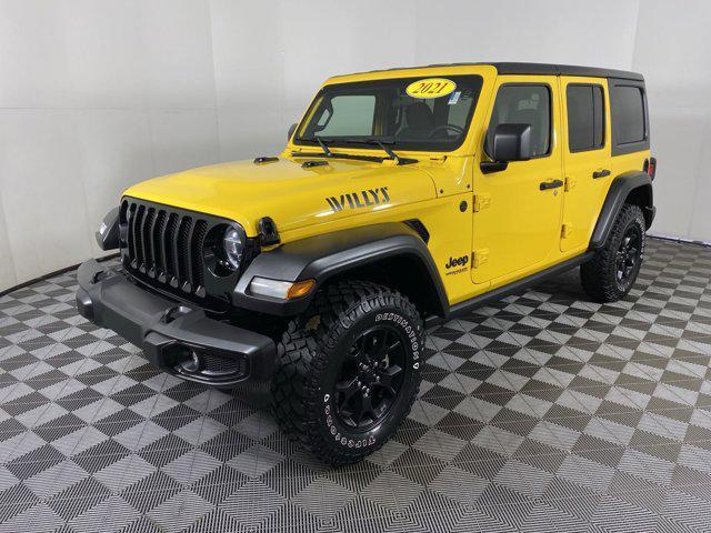 used 2021 Jeep Wrangler car, priced at $34,700