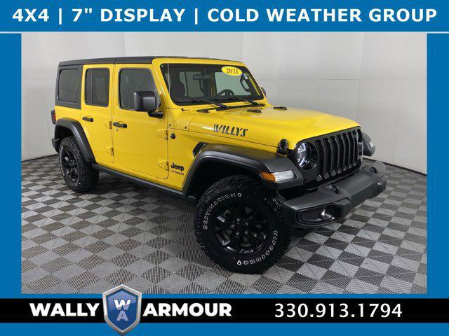 used 2021 Jeep Wrangler car, priced at $34,700