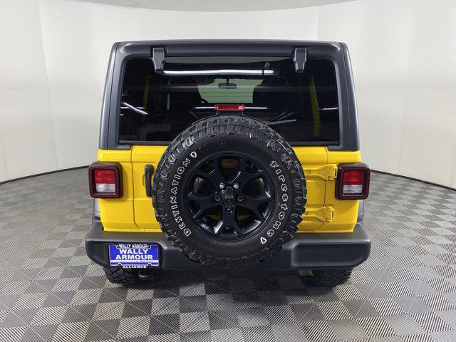 used 2021 Jeep Wrangler car, priced at $34,700