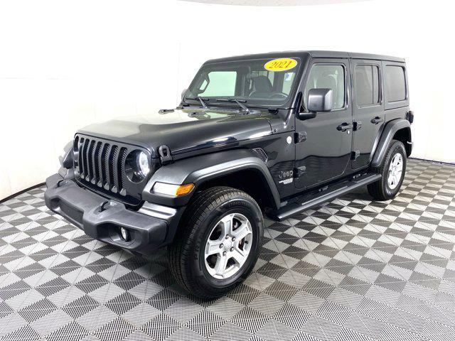 used 2021 Jeep Wrangler Unlimited car, priced at $26,600