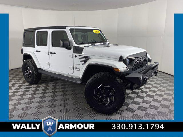used 2018 Jeep Wrangler Unlimited car, priced at $28,600