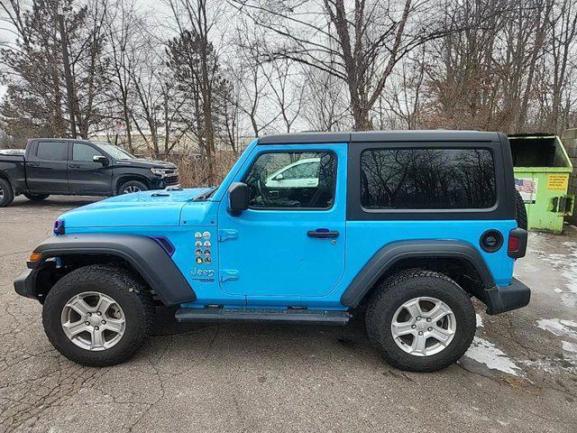 used 2021 Jeep Wrangler car, priced at $27,700