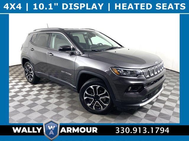used 2022 Jeep Compass car, priced at $22,200