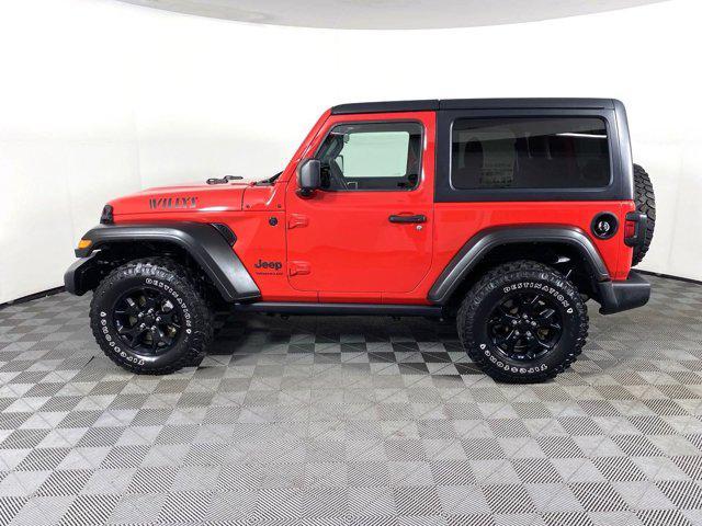 used 2021 Jeep Wrangler car, priced at $26,700