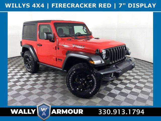 used 2021 Jeep Wrangler car, priced at $26,700