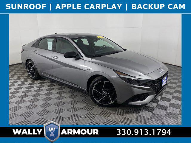 used 2022 Hyundai Elantra car, priced at $21,400