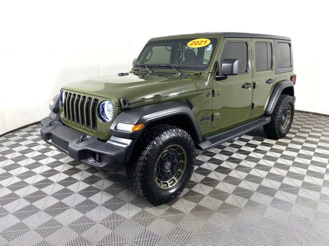 used 2021 Jeep Wrangler Unlimited car, priced at $31,900