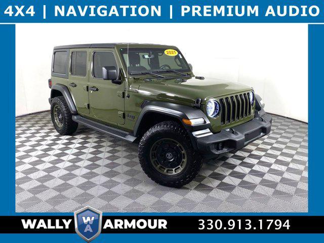 used 2021 Jeep Wrangler Unlimited car, priced at $31,900