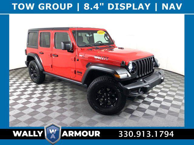 used 2021 Jeep Wrangler car, priced at $31,700