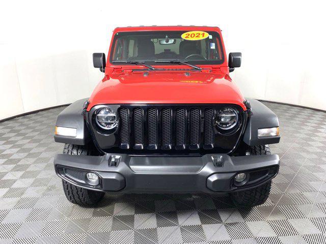 used 2021 Jeep Wrangler car, priced at $31,700