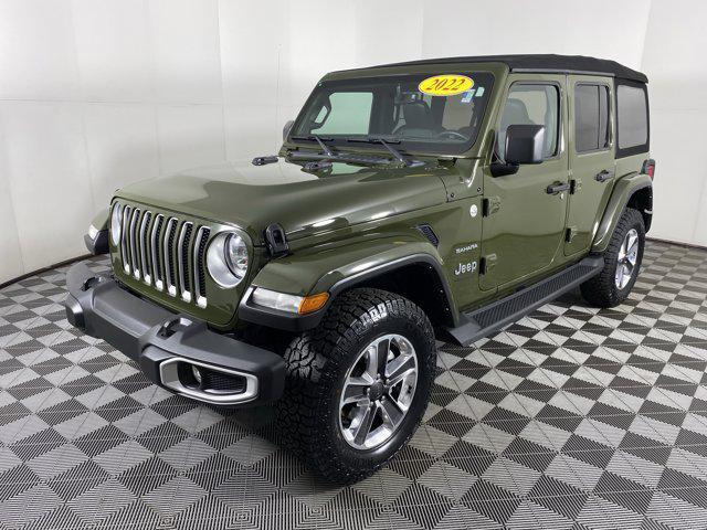 used 2022 Jeep Wrangler Unlimited car, priced at $33,900