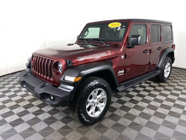 used 2021 Jeep Wrangler Unlimited car, priced at $28,300