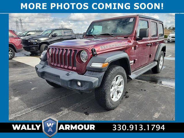 used 2021 Jeep Wrangler Unlimited car, priced at $28,400