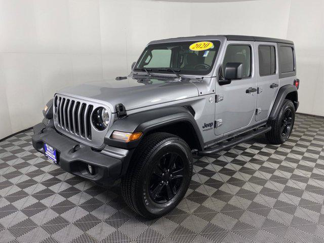 used 2020 Jeep Wrangler Unlimited car, priced at $26,500