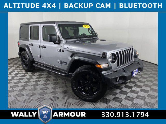 used 2020 Jeep Wrangler Unlimited car, priced at $26,500