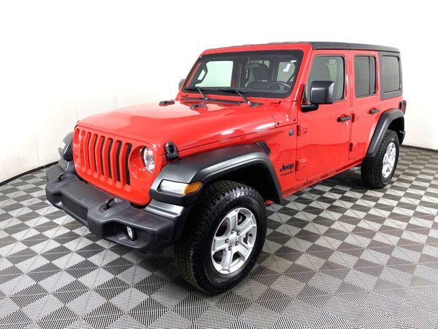 used 2022 Jeep Wrangler Unlimited car, priced at $28,100