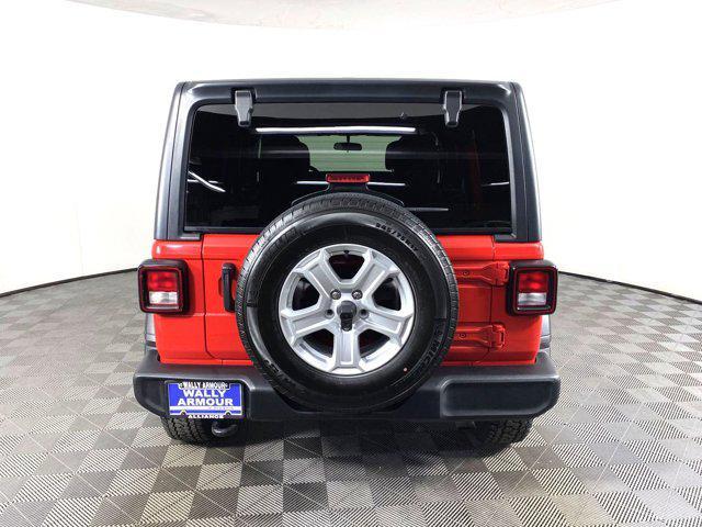 used 2022 Jeep Wrangler Unlimited car, priced at $28,100