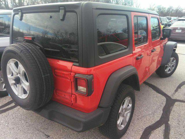 used 2022 Jeep Wrangler Unlimited car, priced at $28,100