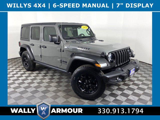used 2021 Jeep Wrangler car, priced at $30,900