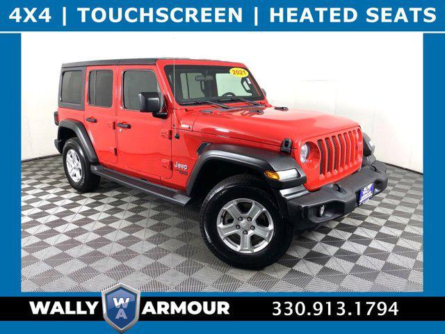 used 2021 Jeep Wrangler Unlimited car, priced at $31,300