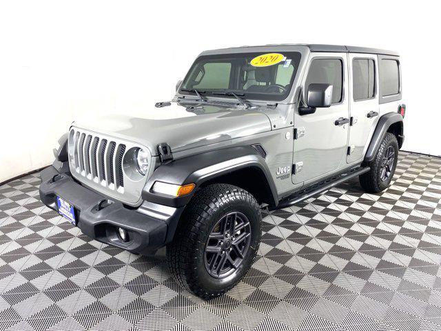 used 2020 Jeep Wrangler Unlimited car, priced at $27,000