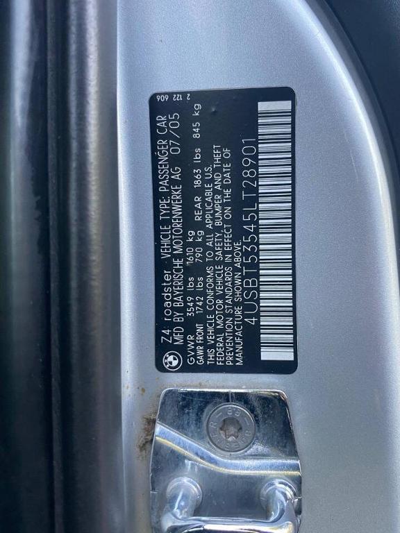 used 2005 BMW Z4 car, priced at $7,900