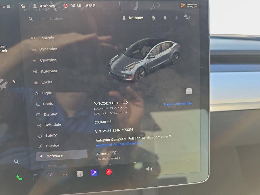 used 2022 Tesla Model 3 car, priced at $28,690