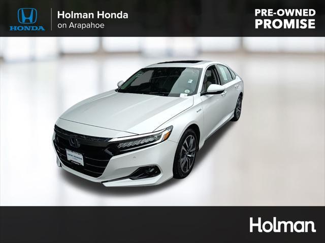 used 2021 Honda Accord Hybrid car, priced at $24,999