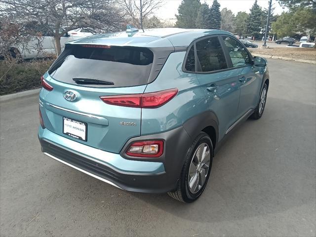 used 2021 Hyundai Kona EV car, priced at $20,990