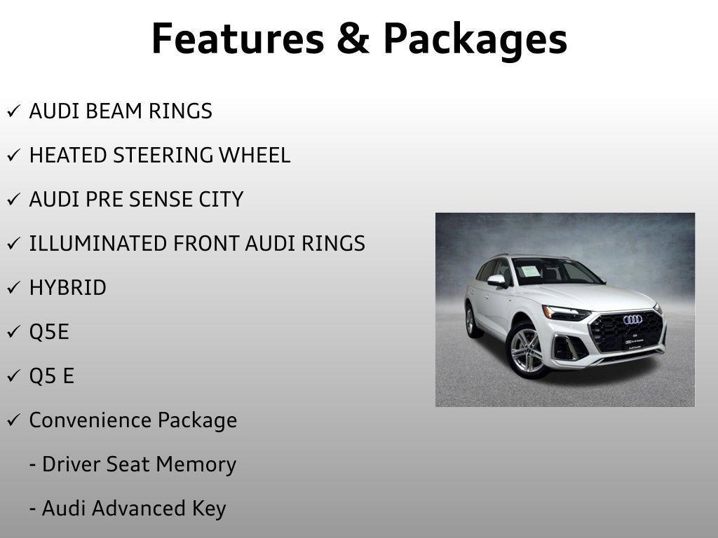 used 2024 Audi Q5 e car, priced at $39,999