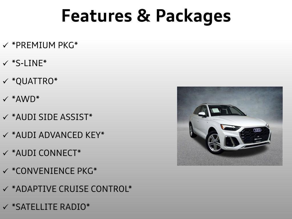 used 2024 Audi Q5 e car, priced at $39,999