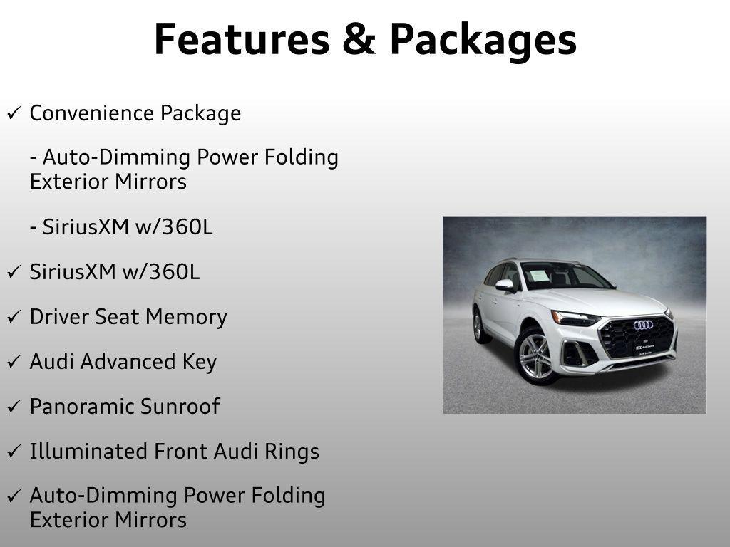 used 2024 Audi Q5 e car, priced at $39,999