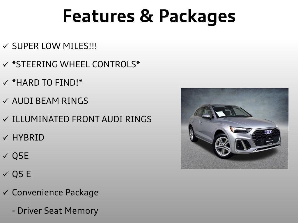 used 2024 Audi Q5 e car, priced at $42,999