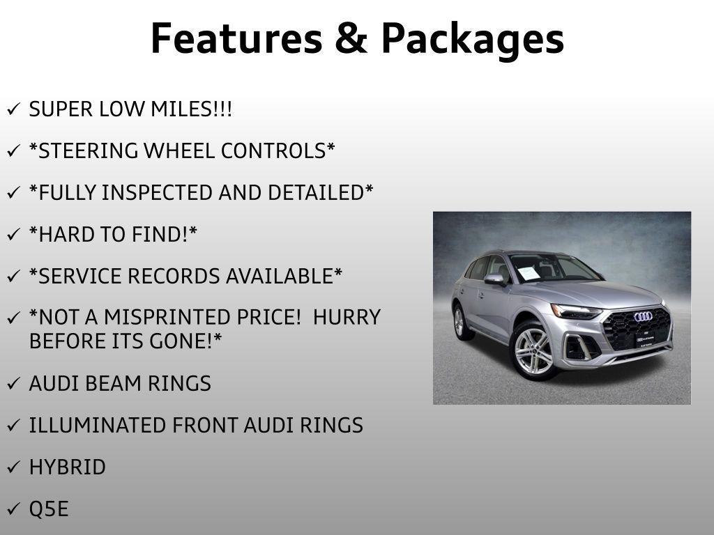 used 2024 Audi Q5 e car, priced at $39,999