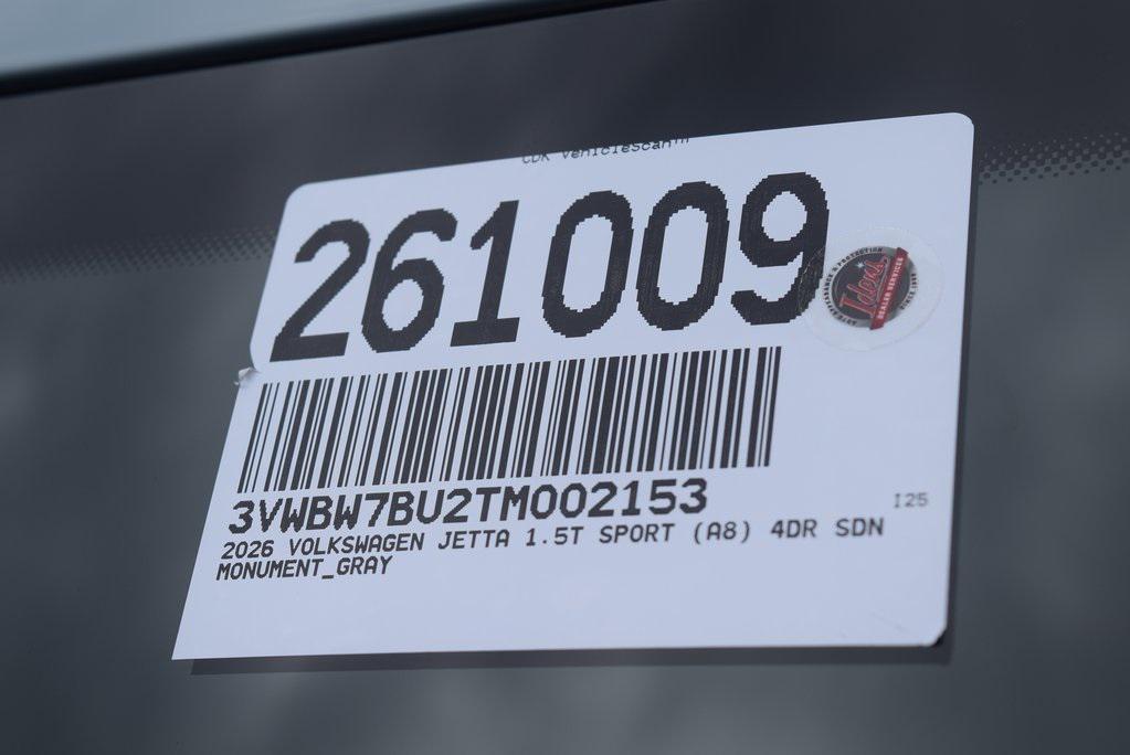 new 2026 Volkswagen Jetta car, priced at $27,331