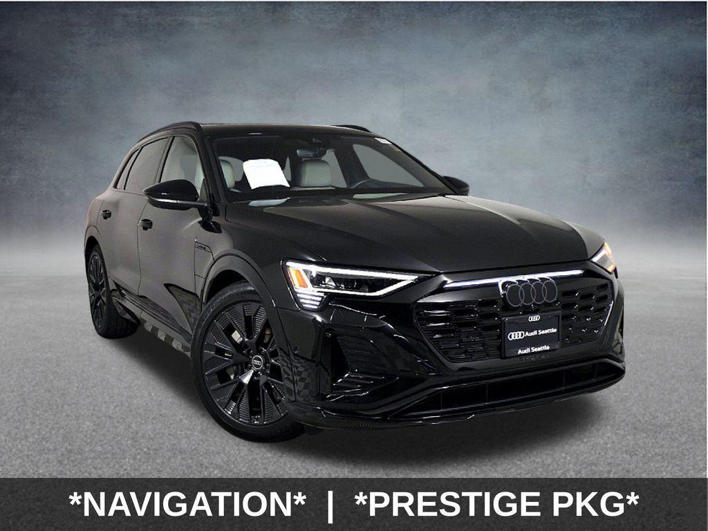 used 2024 Audi Q8 e-tron car, priced at $53,999