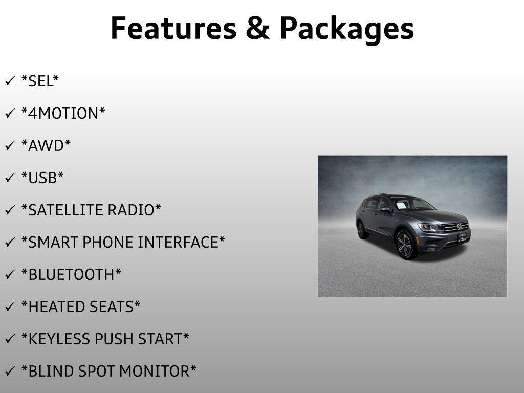 used 2018 Volkswagen Tiguan car, priced at $18,499