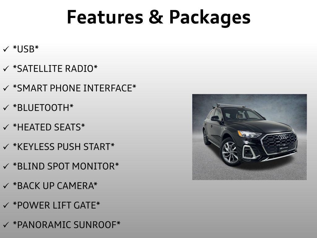 used 2023 Audi Q5 car, priced at $29,699