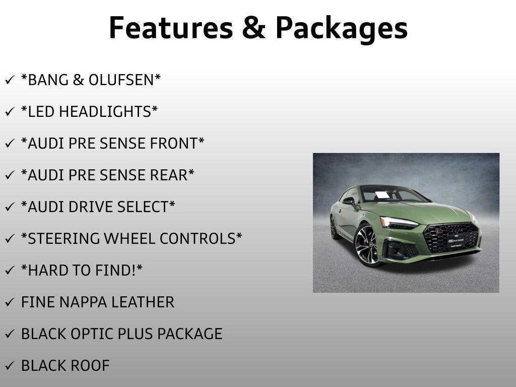 used 2023 Audi S5 car, priced at $43,499