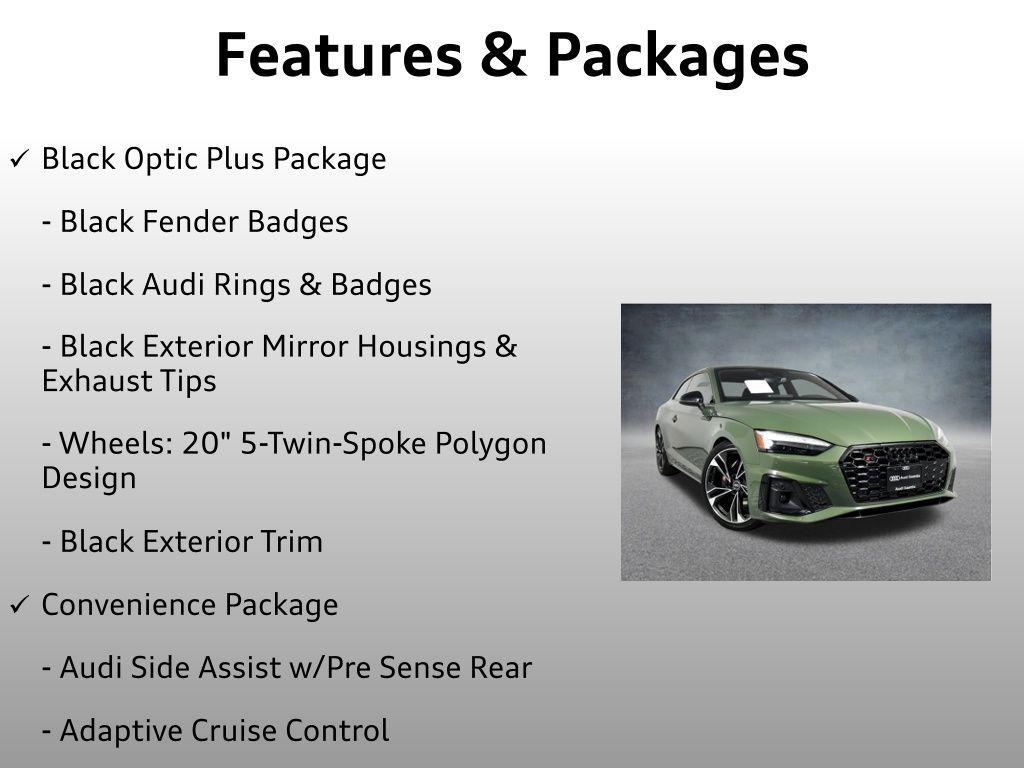 used 2023 Audi S5 car, priced at $43,499