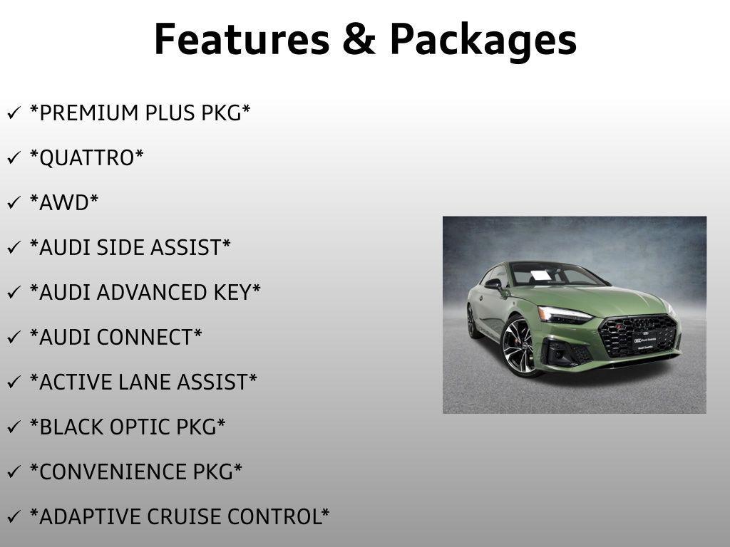 used 2023 Audi S5 car, priced at $43,499