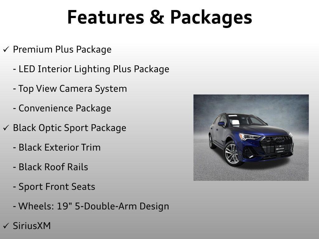 used 2024 Audi Q3 car, priced at $33,499