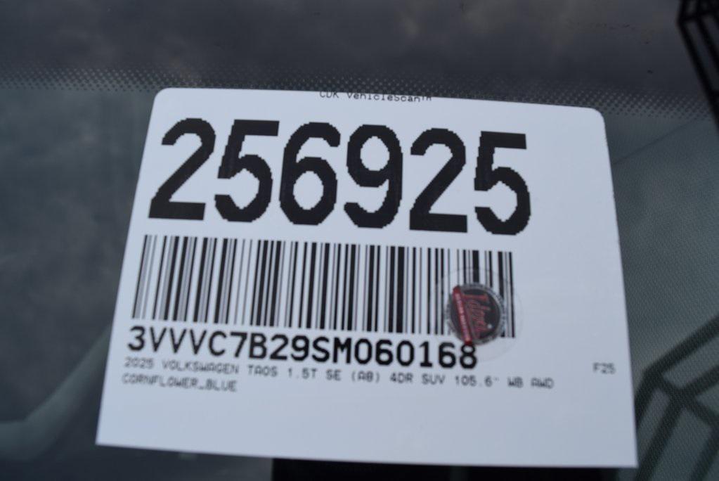 new 2025 Volkswagen Taos car, priced at $33,311