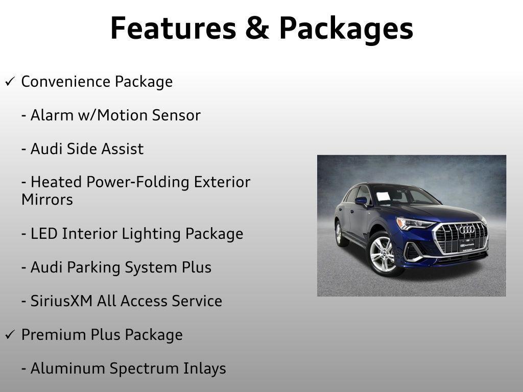 used 2021 Audi Q3 car, priced at $28,499