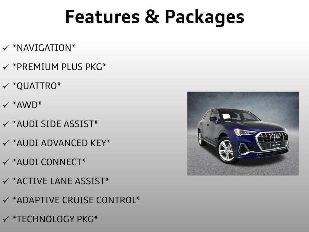 used 2021 Audi Q3 car, priced at $28,499