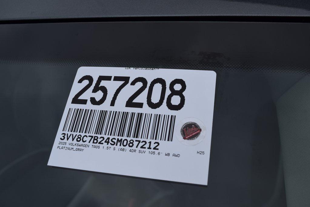 new 2025 Volkswagen Taos car, priced at $28,916