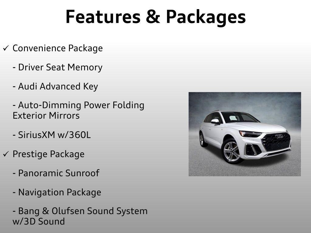 used 2024 Audi Q5 e car, priced at $48,499