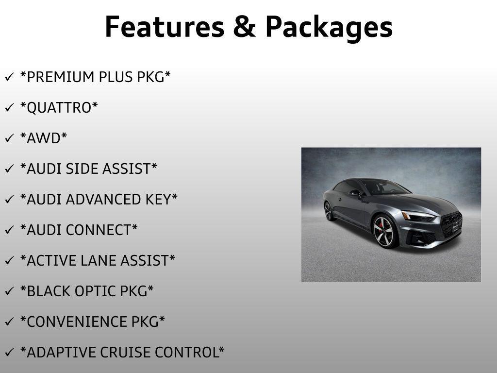 used 2023 Audi A5 car, priced at $32,699