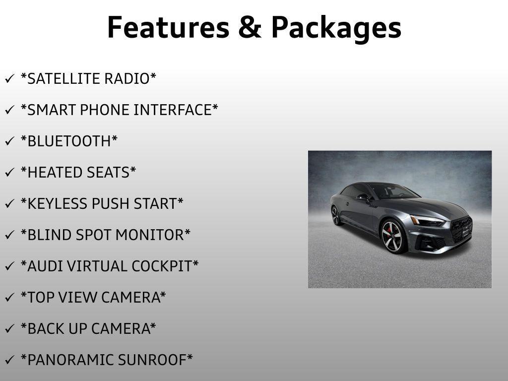 used 2023 Audi A5 car, priced at $32,699